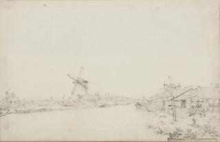Jacob Cats - View Of De Wetering Near Amsterdam