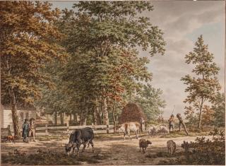 Jacob Cats - View of Lage Vuursche, near Hilversum