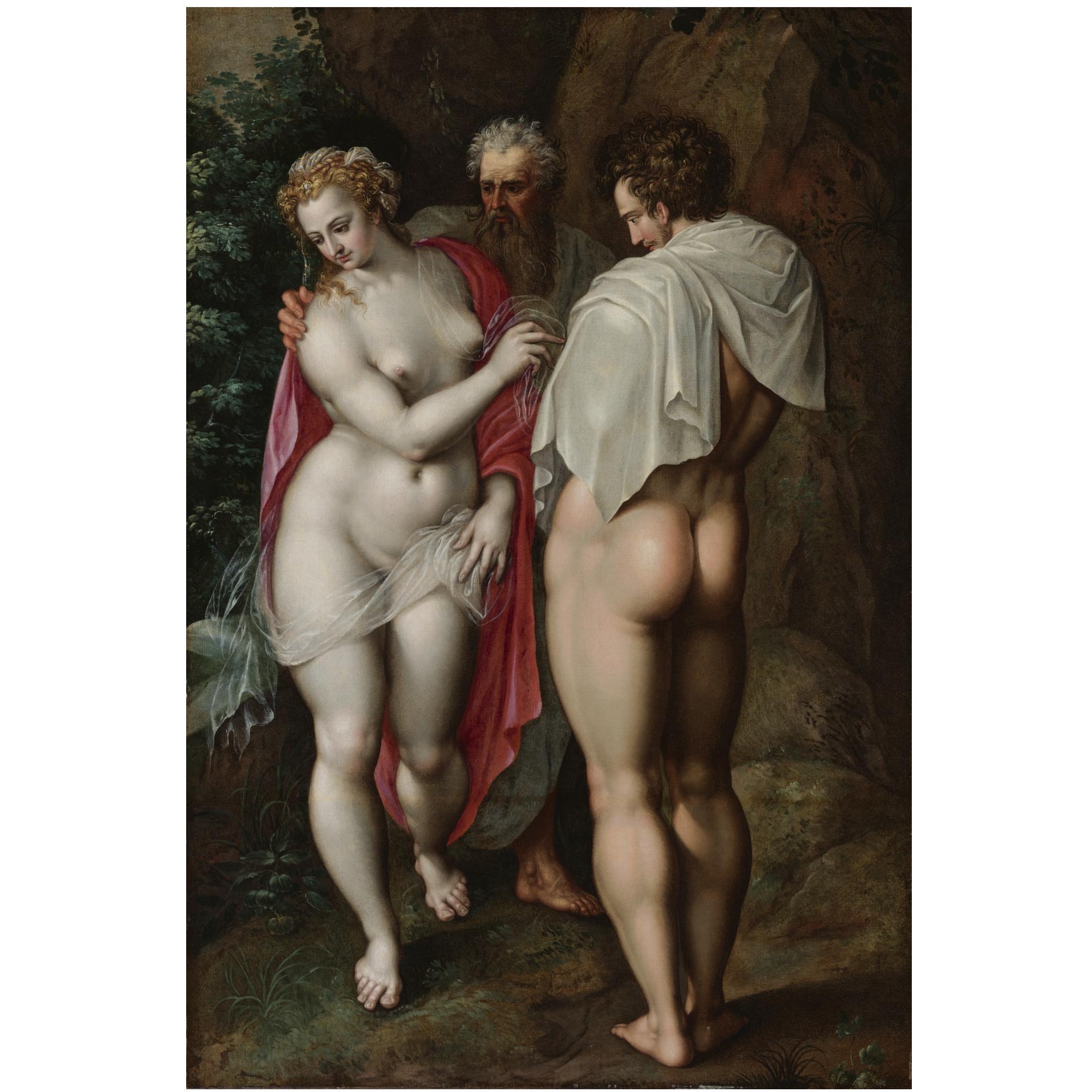 Jacob de Backer - Adam And Eve