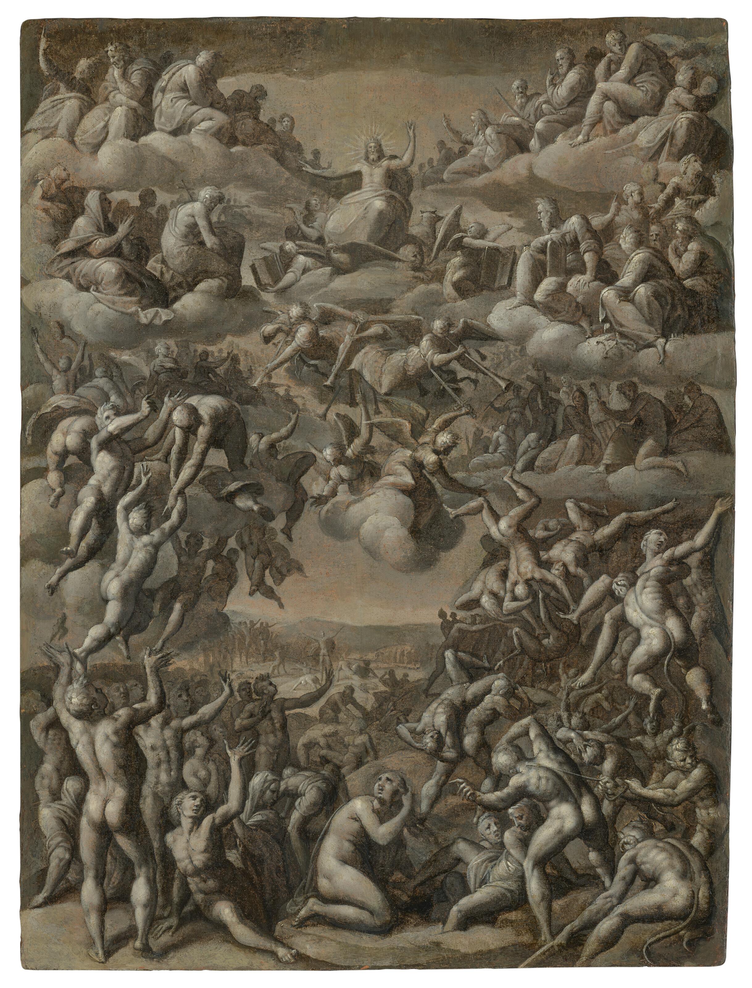 Jacob de Backer - Le Jugement dernier, grisaille