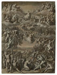Jacob de Backer - Le Jugement dernier, grisaille