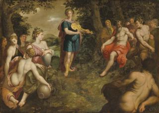 Jacob De Backer - The Contest of Apollo and Pan