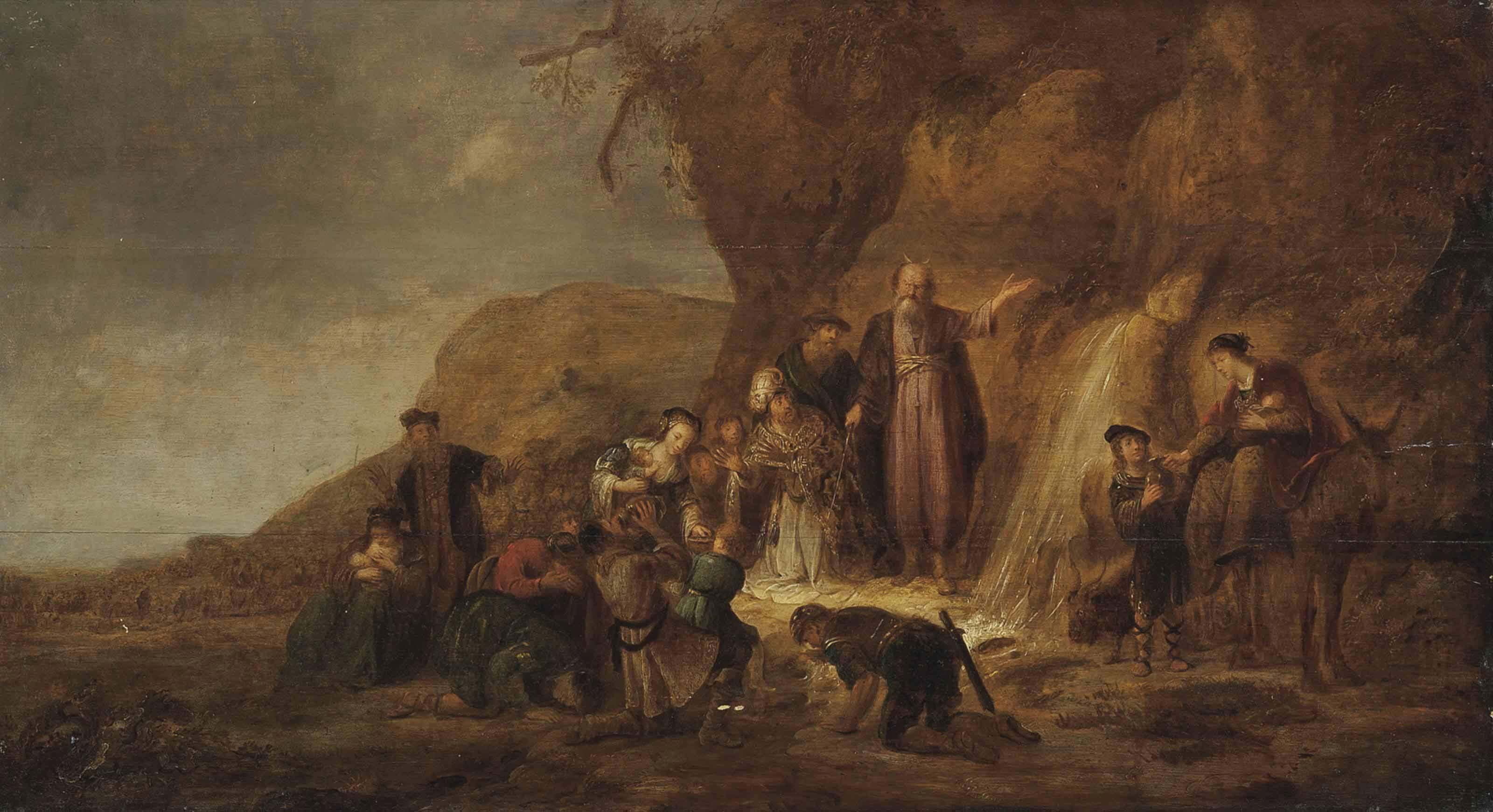 Jacob de Wet I - Moses striking the rock