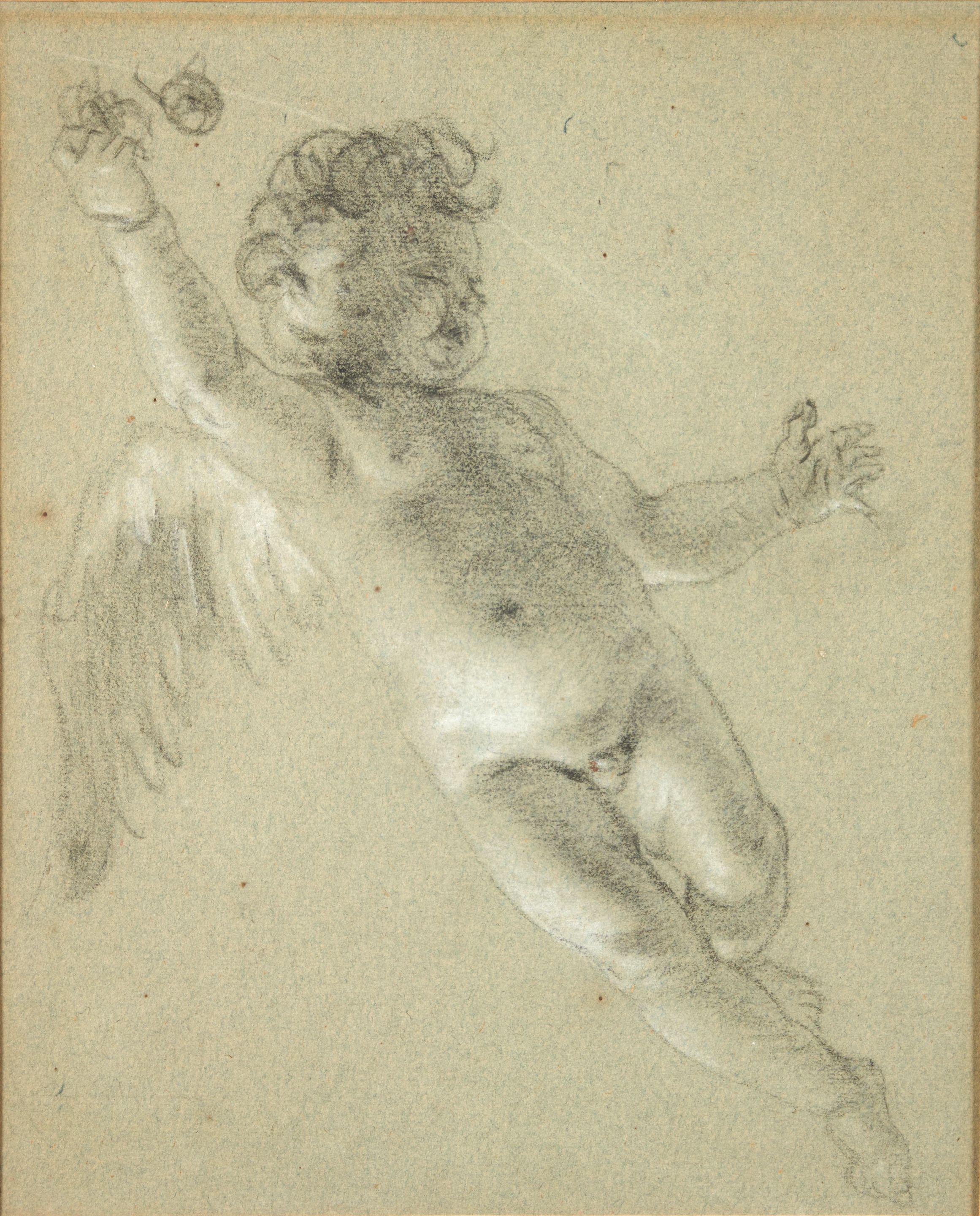 Jacob De Wit - A Flying Putto