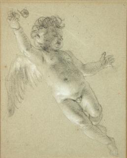 Jacob De Wit - A Flying Putto