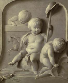 Jacob de Wit - An Allegory of Freedom: en grisaille