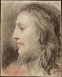 Jacob de Wit - Christuskopf im Profil.