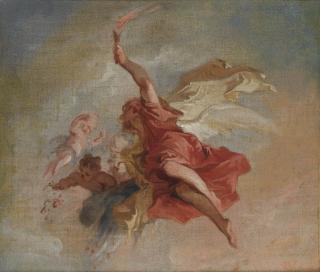 Jacob De Wit - Figure Allégoriquejacob De Wit ; Allegory ; Oil On Canvas