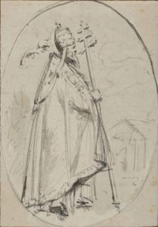 Jacob De Wit - Pope Gregory the Great; and Saint John Chrysostom (pl. 2)