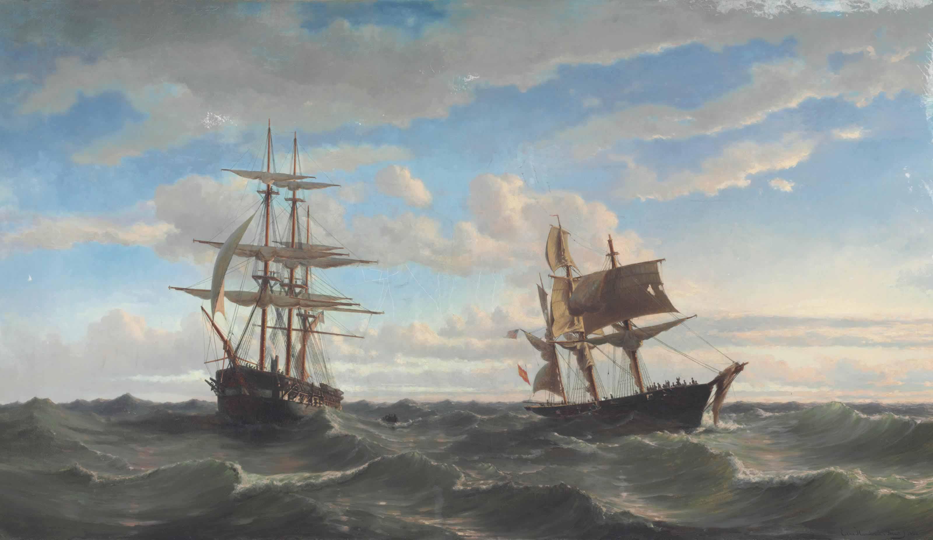 Jacob Eduard Heemskerck Van Beest - The Last Slave Ship