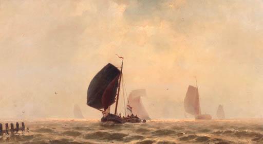 Jacob Eduard Van Heemskerck Van Beest - Dutch hoys returning home from the sea