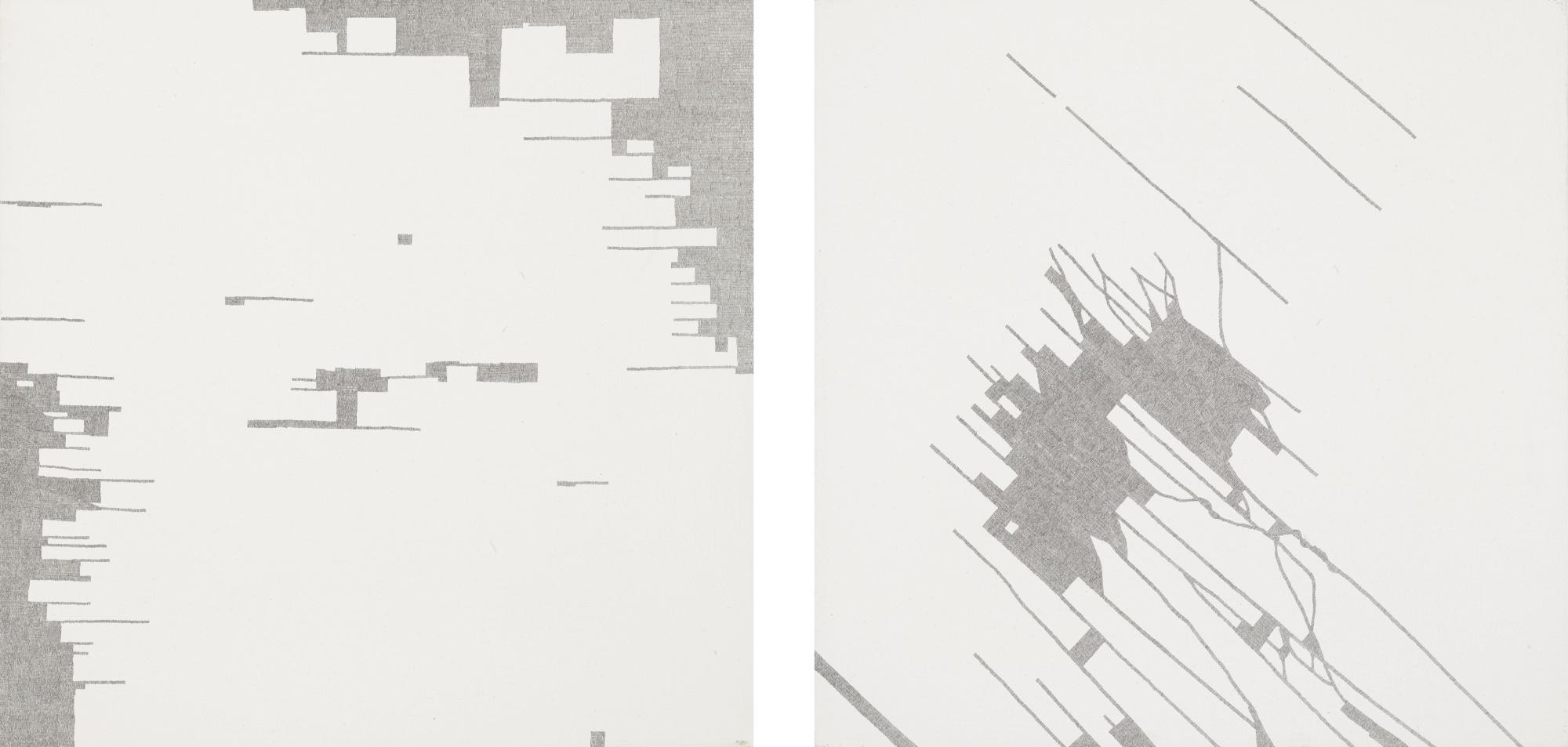 Jacob El Hanani - Untitled (A Pair Of Works)