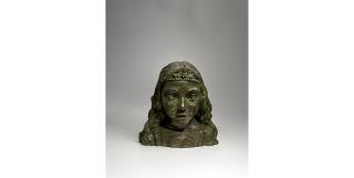 Jacob Epstein - Eleventh Portrait of Peggy Jean (long hair, at 7 years 6 months)