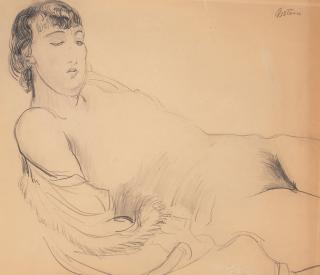 Jacob Epstein - Reclining Nude
