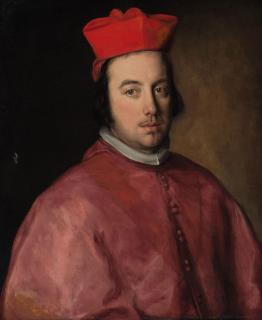 Jacob Ferdinand Voet - Portrait of Cardinal Luis Antonio Fernandez de Portocarrero (1635-1709), bust-length