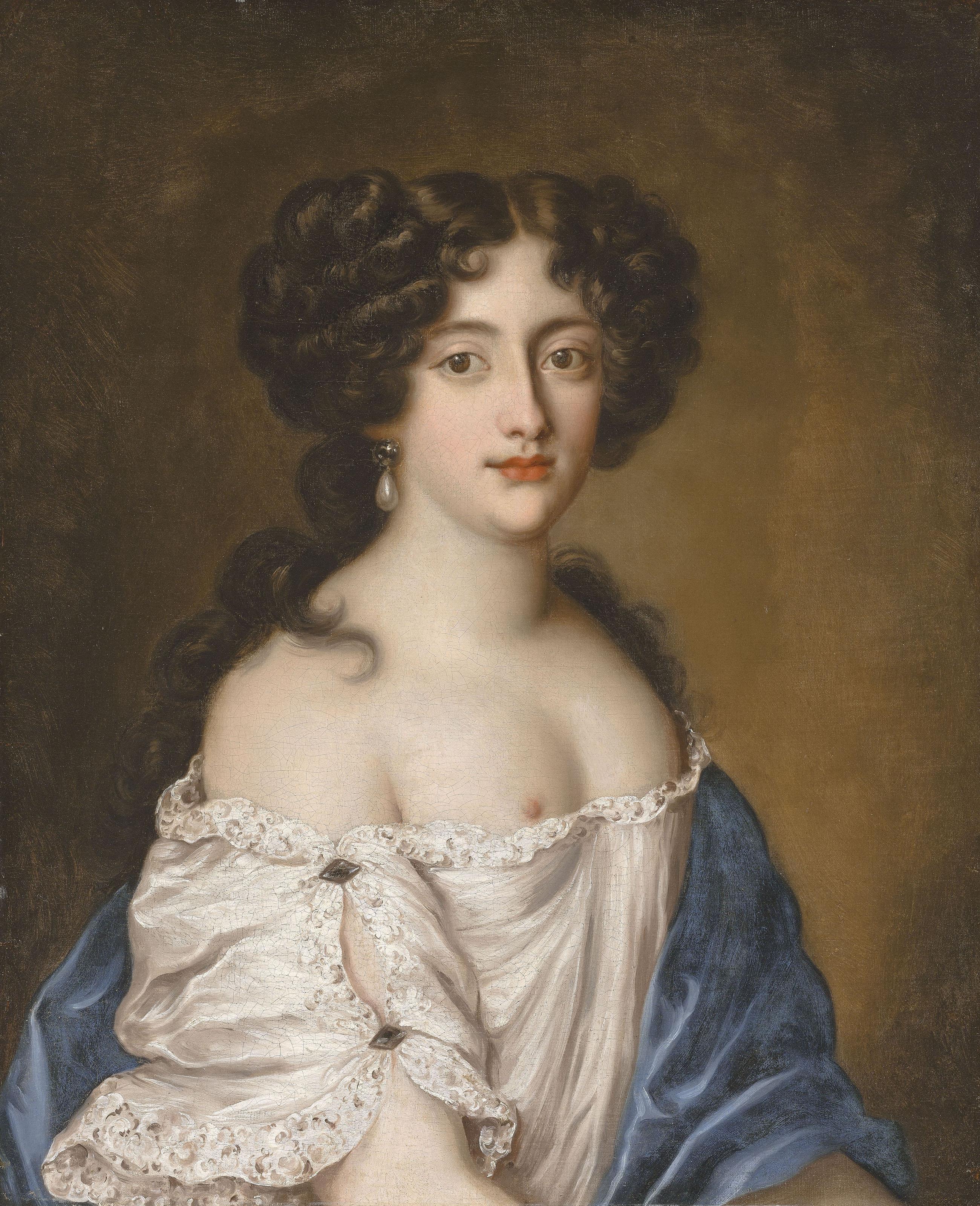 Jacob Ferdinand Voet - Portrait of Hortense Mancini, Duchesse Mazarin (1646-1699), in the guise of Aphrodite