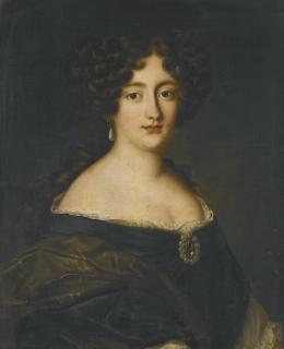 Jacob Ferdinand Voet - Portrait Of Ortensia Mancini (1645 - 1699), Duchess Of Mazarino, Half Length