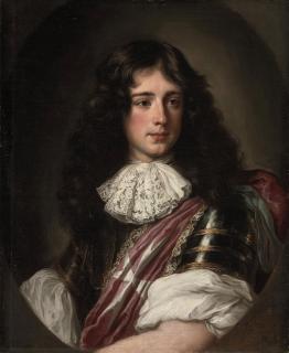 Jacob Ferdinand Voet - Portrait of Philippe, Duc de Vendôme (1655-1727), Grand Prior of the Knights of Malta in France, bust-length, in a feigned oval