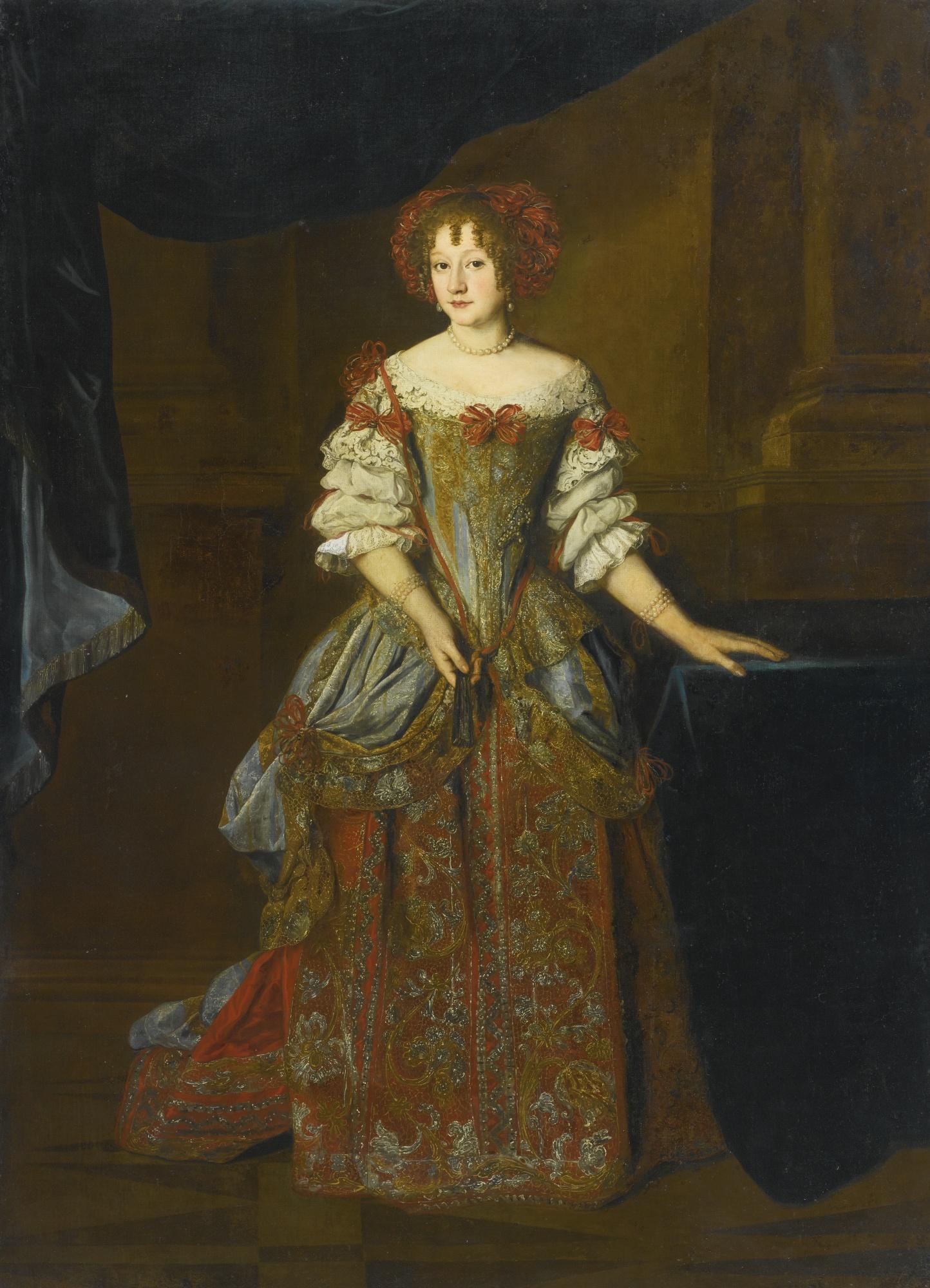 Jacob Ferdinand Voet - Portrait Of Princess Teresa Pamphilj Cybo
