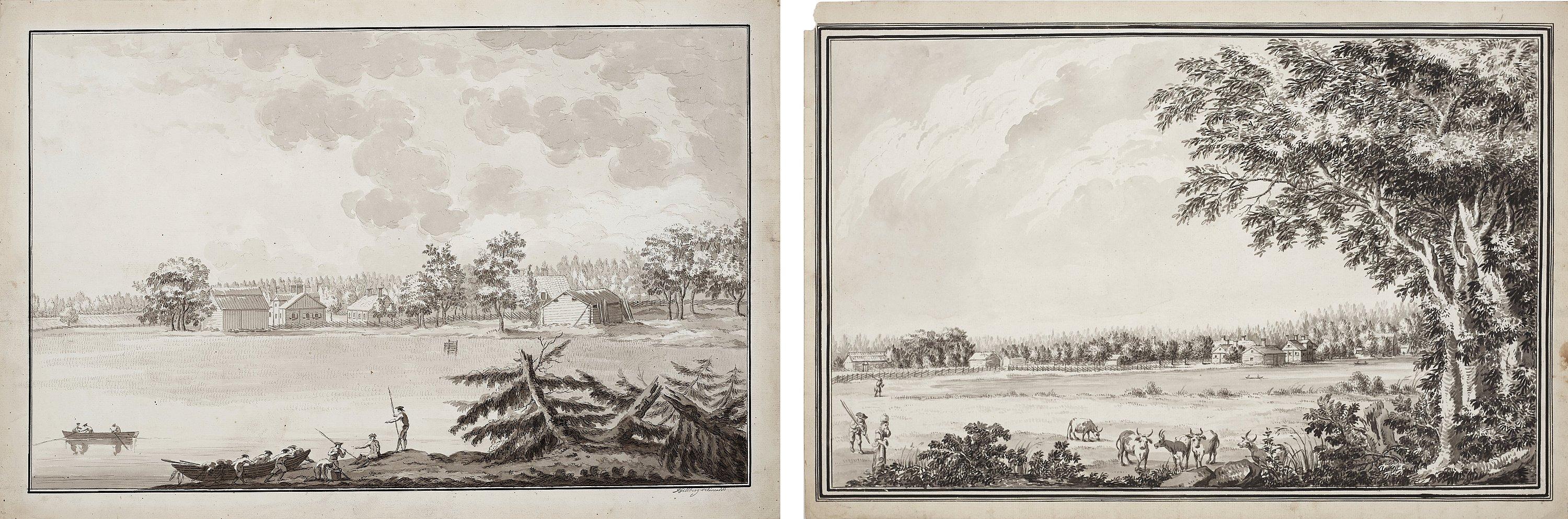 Jacob Gillberg - Landscape with farmhouse (2)