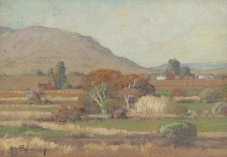 Jacob Hendrik Pierneef - Landscape near Wolmarans Farm, South Africa