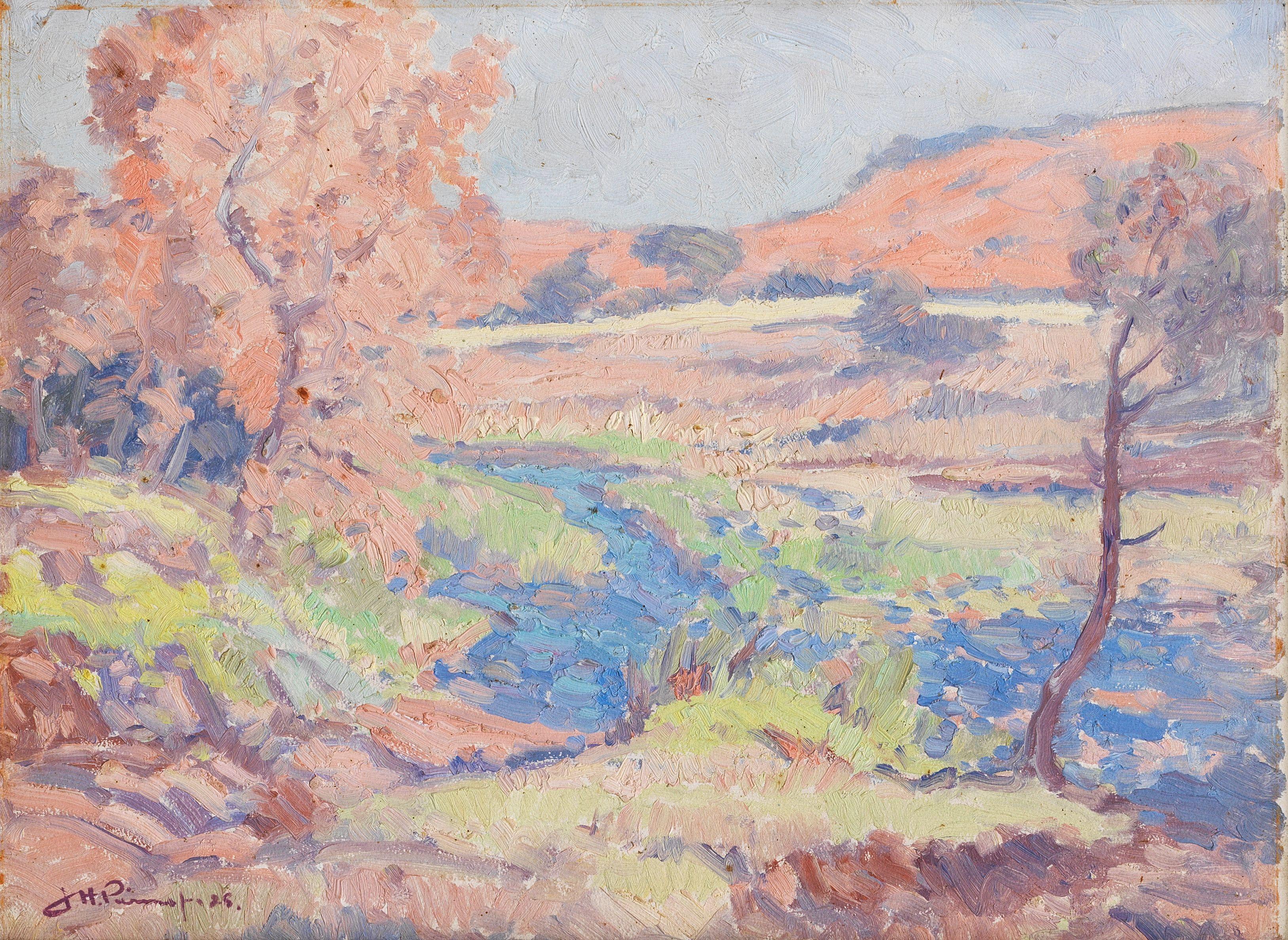 Jacob Hendrik Pierneef - Mountain Landscape Near Clarens