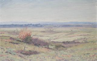 Jacob Hendrik Pierneef - Springbokvlakte der Waterborg Transvaal, Voorjaar; spring in Transvaal, South Africa