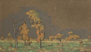 Jacob Hendrik Pierneef - Two landscapes: