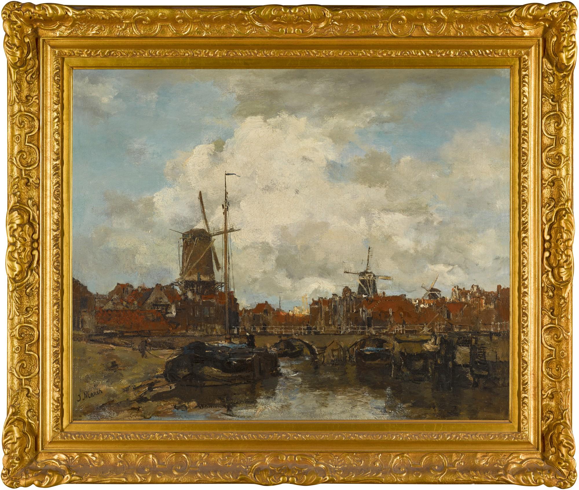 Jacob Henricus Maris - The Three Windmills