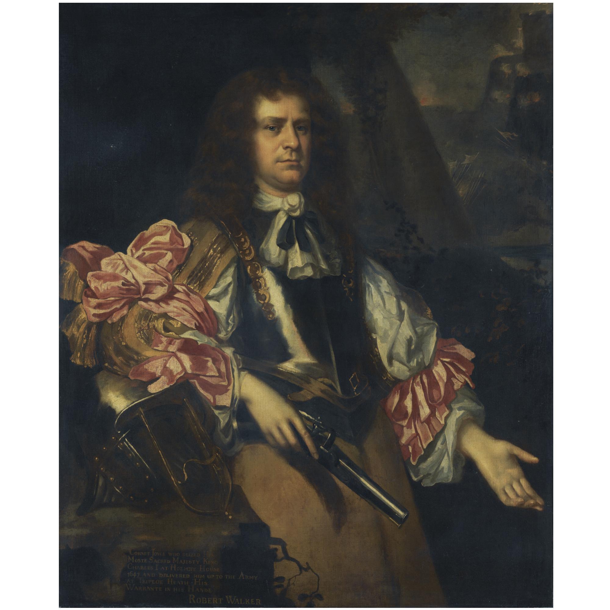 Jacob Huysmans - Portrait Of A Gentleman, Said To Be Cornet George Joyce