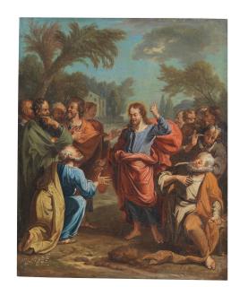 Jacob Ignatius Roore - Christ giving the keys to Saint Peter unframed