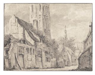 Jacob Isaacksz. Van Ruisdael - A View Of Harderwijk, In Gelderland