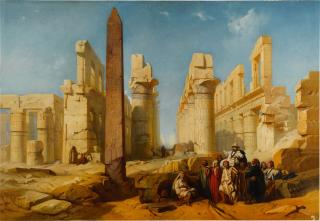 Jacob Jacobs - Ruins of the Palace of Karnak at Thebes