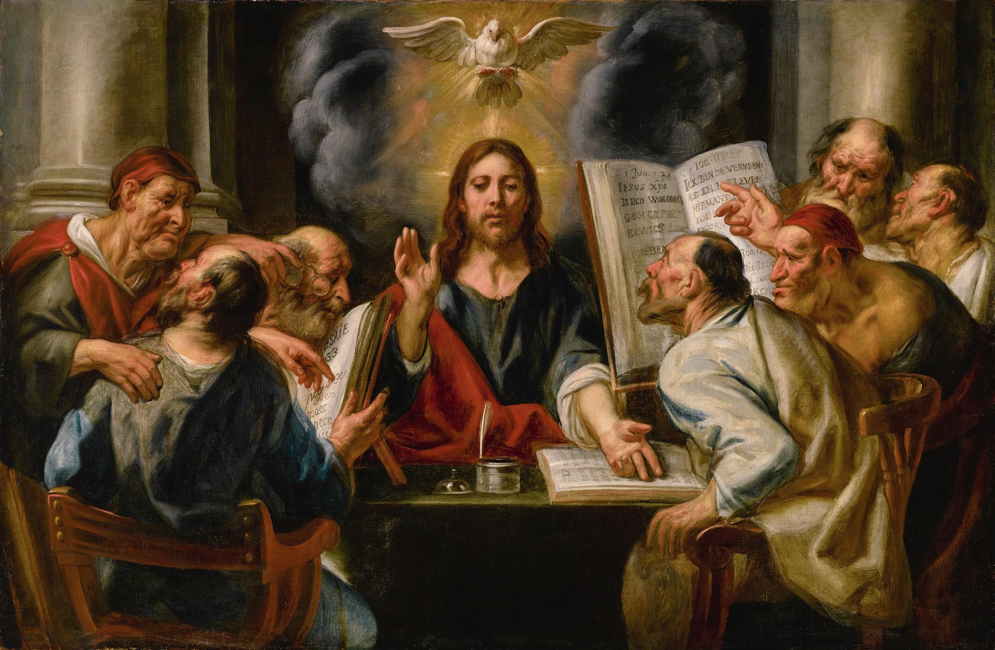 Jacob Jordaens - Christ Among The Pharisees
