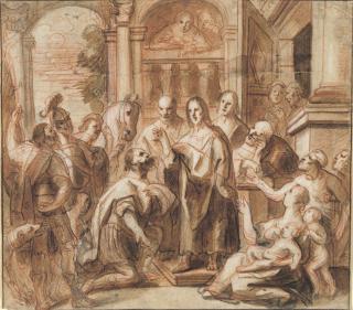 Jacob Jordaens - Christ and the Centurion at Capernaum