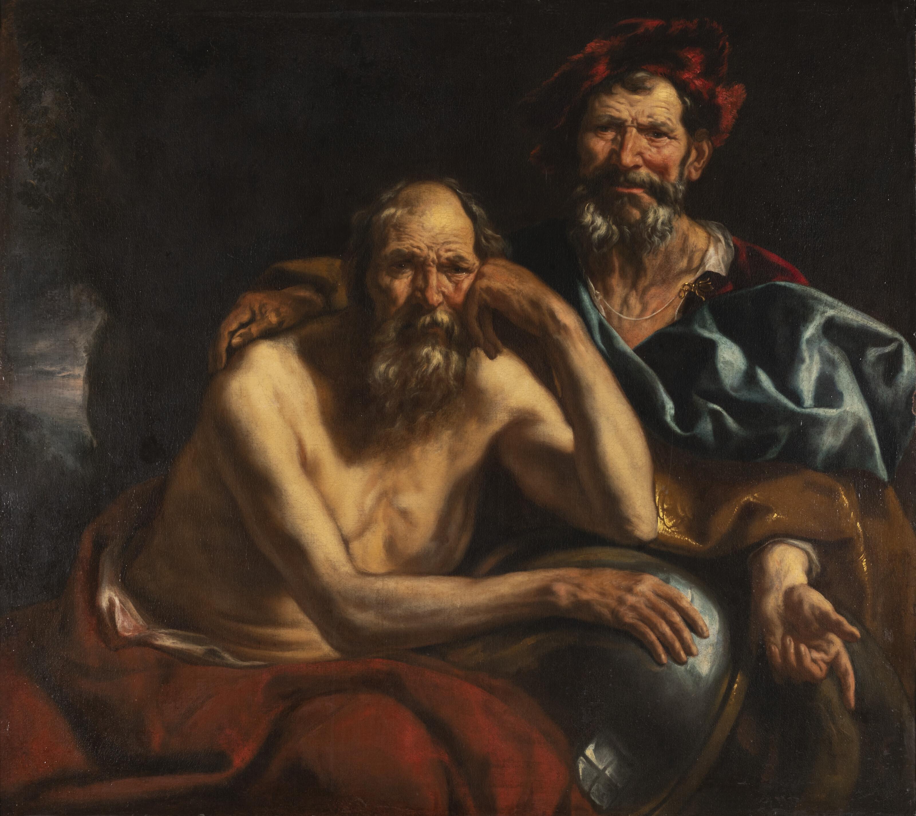 Jacob Jordaens - Democritus And Heraclitus