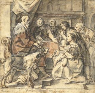 Jacob Jordaens - L’Économe infidèle face aux débiteurs de son maître (?)