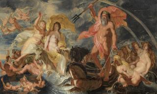 Jacob Jordaens - The Rape of Europa - a sketch