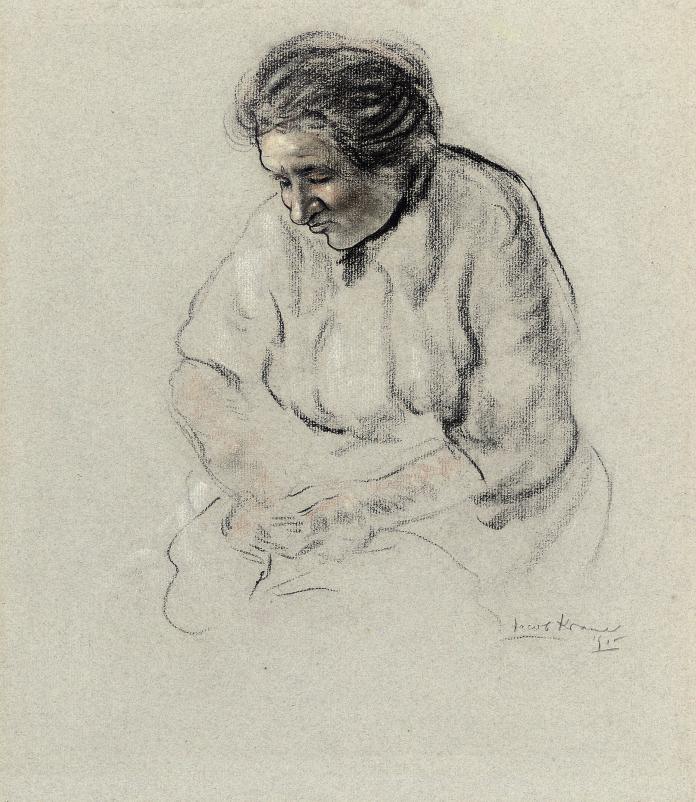 Jacob Kramer, L.G. - Portrait of a woman