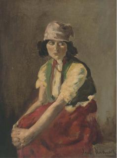 Jacob Kramer - A Gypsy Girl