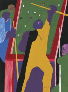 Jacob Lawrence - Games—Pocket Pool