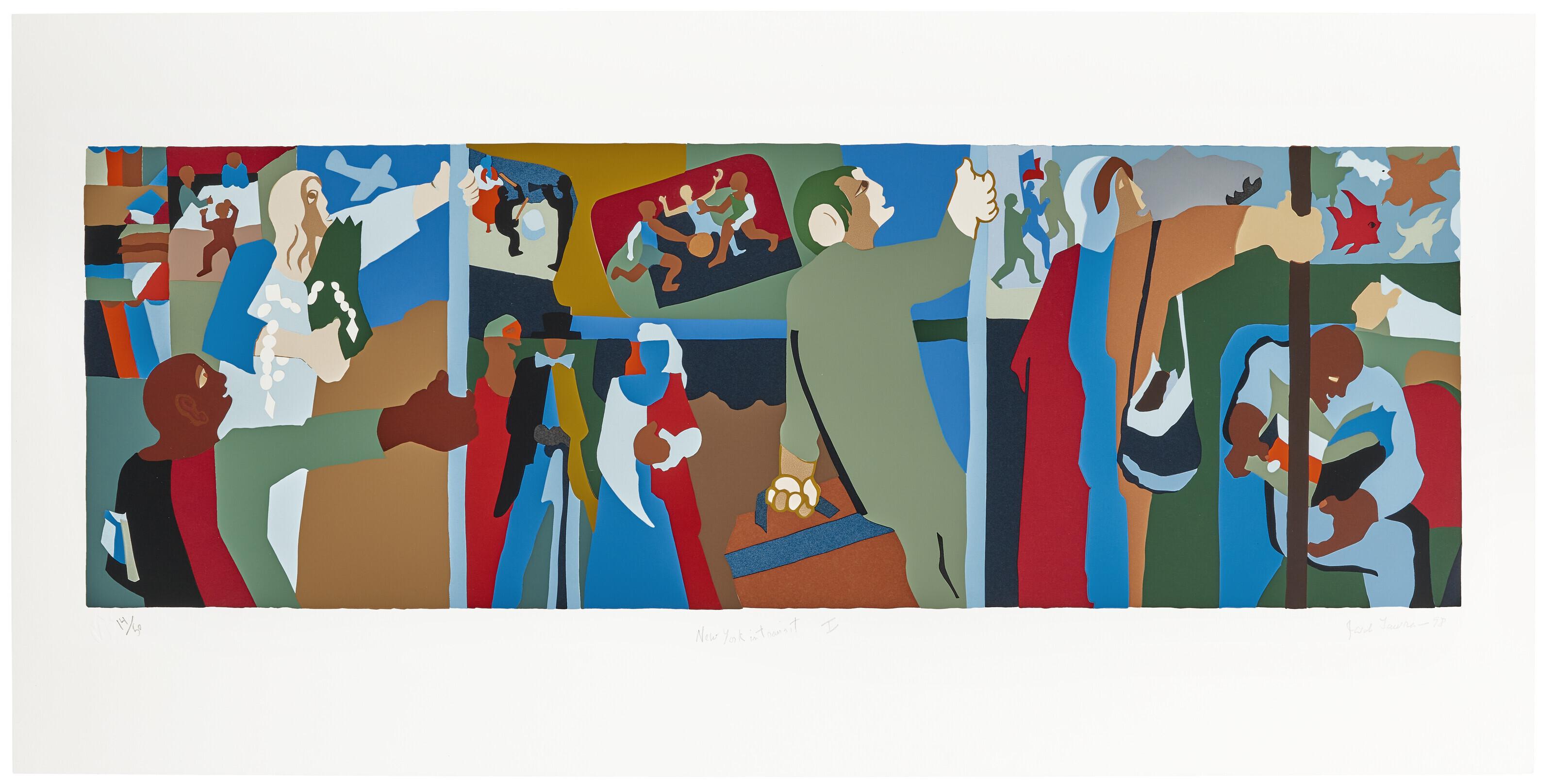 Jacob Lawrence - New York in Transit I