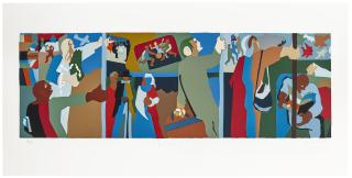Jacob Lawrence - New York in Transit I