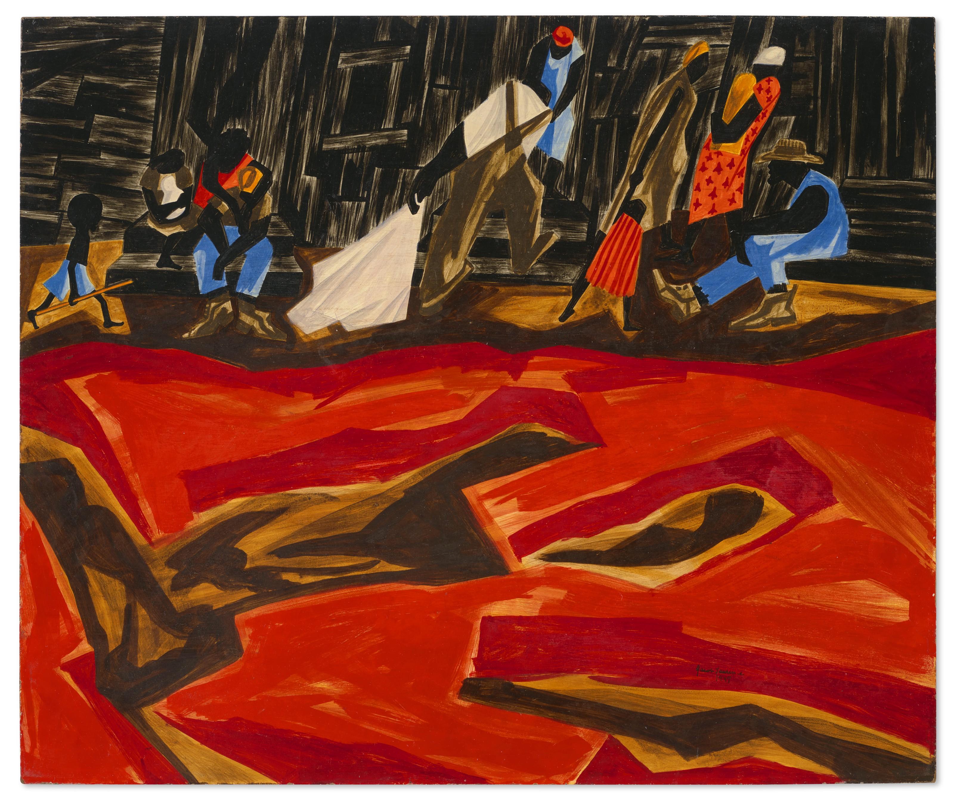 Jacob Lawrence - Red Earth – Georgia