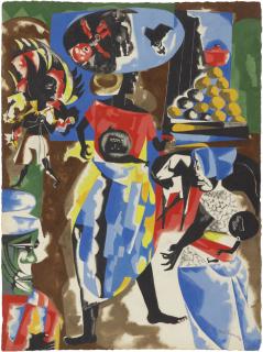 Jacob Lawrence - Street Scene