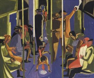 Jacob Lawrence - Subway Acrobats