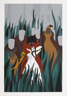 Jacob Lawrence - The Capture, from The Life of Toussaint L\'Ouverture