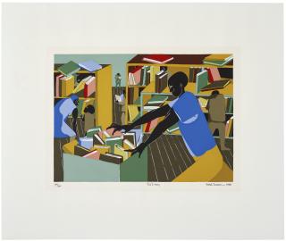 Jacob Lawrence - The Library