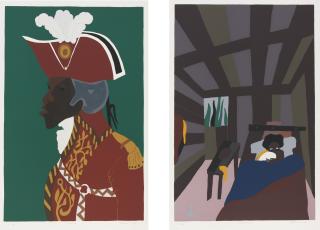 Jacob Lawrence - Toussaint L\'Ouverture (Nesbett L86-1-L97-5)
