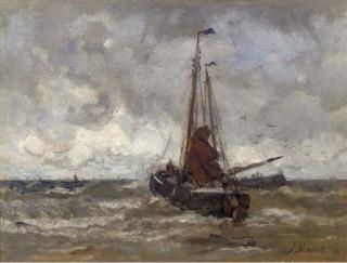 Jacob Maris - Bomschuit in the breakers